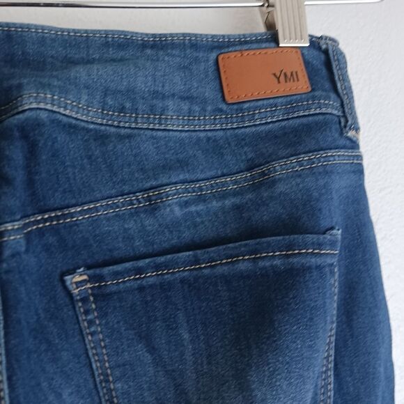 YMI Skinny blue JEANS with Side Elastic Maternity Size S - Picture 5 of 9